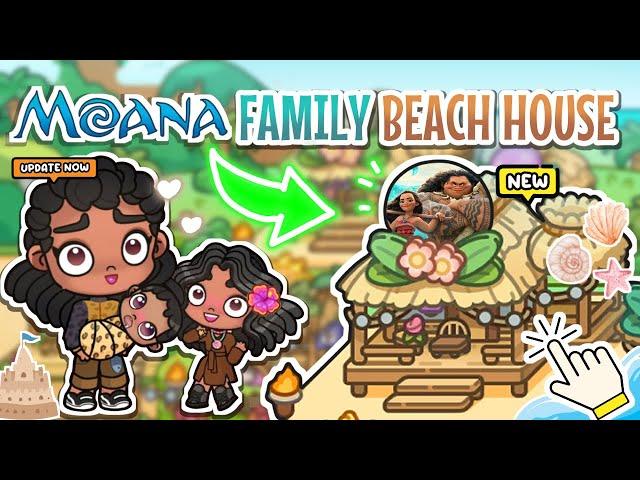 NEW FREE  MOANA FAMILY BEACH HOUSE ️ | AVATAR WORLD  | Pazu [𝐇𝐨𝐮𝐬𝐞 𝐈𝐝𝐞𝐚𝐬]