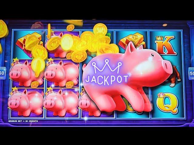 MAX BETTING MY WAY THROUGH JACKPOTS ON PIGGY BANKING