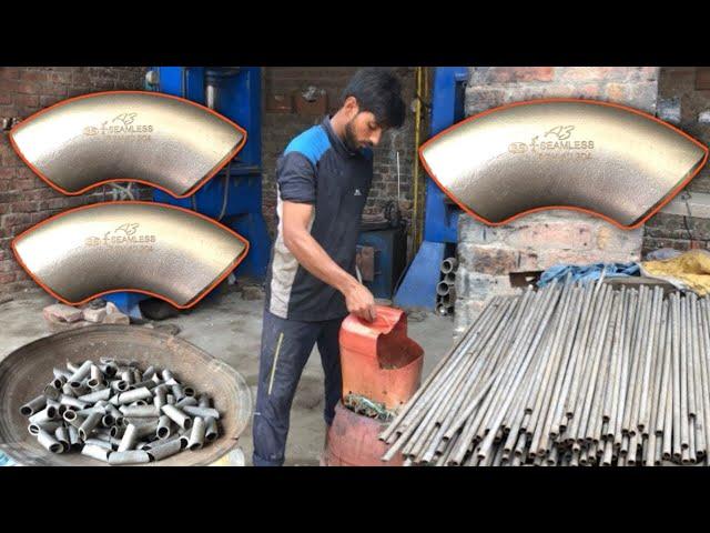 How Stainless Steel Pipes Elbows Are Made in Factory || Manufacturing Stainless Steel Elbows