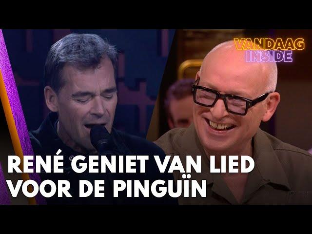 René geniet van benefietlied van Jeroen van der Boom voor de pinguïn | VANDAAG INSIDE