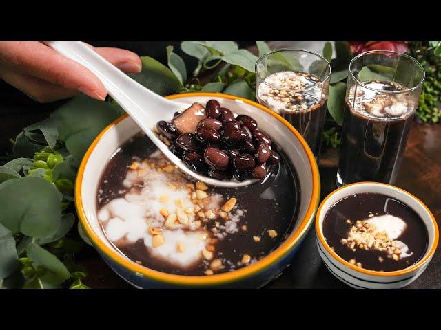 [ENG SUB] Phát hiện cách nấu Chè Đậu Đen quá hay, đậu thấm vị ngọt cả bên trong | Dessert Recipe