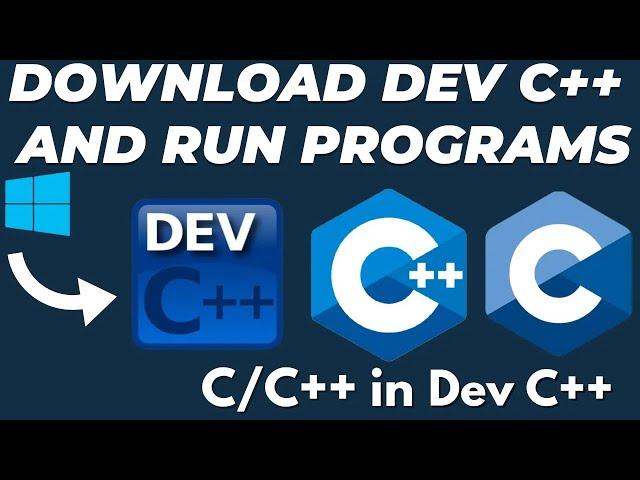 How to download and install Dev C++ on Windows 10/11 tutorial