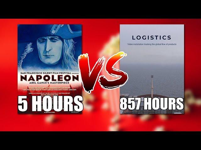 World's longest FILMS - duration comparision | Cinematic & experimental movies