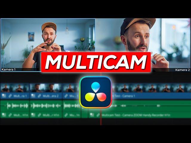 Schneller schneiden mit Multicam in Davinci Resolve Tutorial