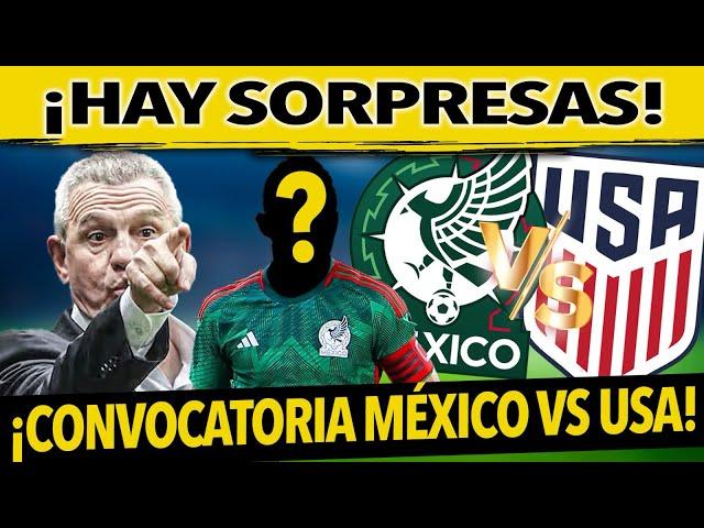 ¿GUARDADO Y VELA? NUEVA CONVOCATORIA DE SELECCIÓN MEXICANA VS ESTADOS UNIDOS Y VALENCIA