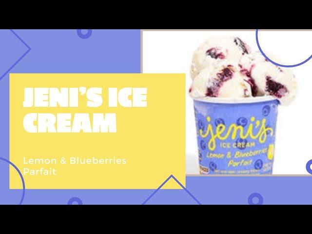 Jeni’s Ice Cream Review - Lemon & Blueberries Parfait