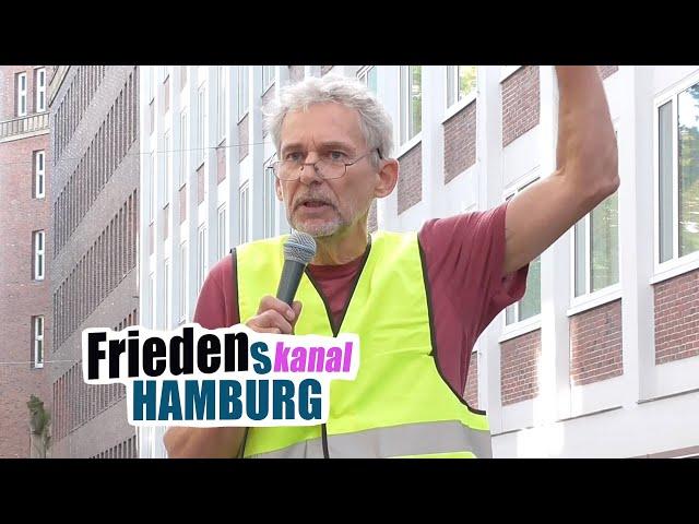 Friedensdemo Hamburg 22.10.2022 - Holger Griebner zur Entwicklung der Friedenspartei Die Grünen