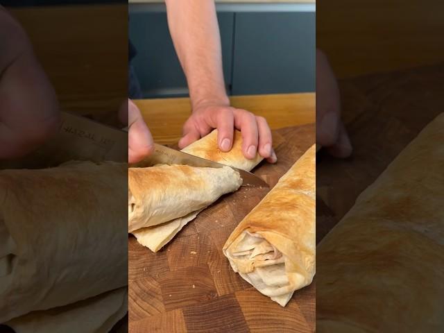 Домашняя шаурма с картофелем фри #рецепт #шаурма #еда
