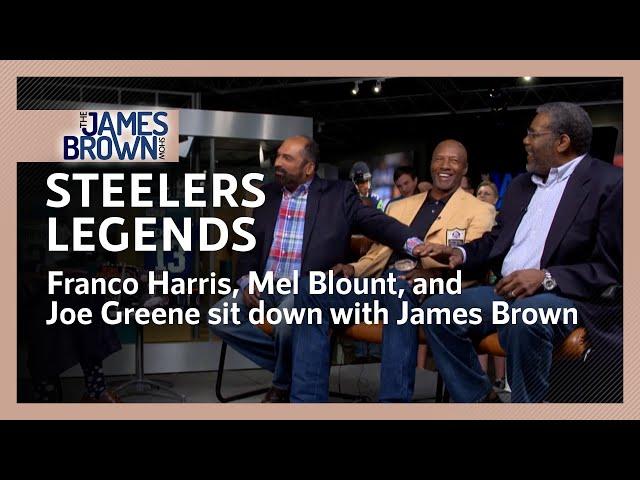 Franco Harris, Joe Greene, and Mel Blount join the James Brown Show