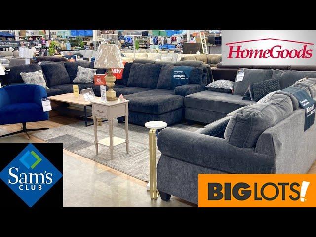 HOMEGOODS BIG LOTS SAM'S CLUB FURNITURE CHAIRS TABLES SHOP WITH ME SHOPPING STORE WALK THROUGH