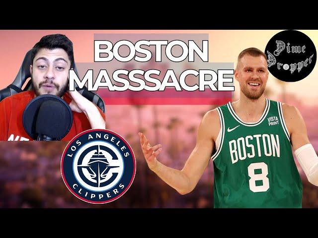 Clipper Fan REACTS To Getting Destroyed By Boston Celtics