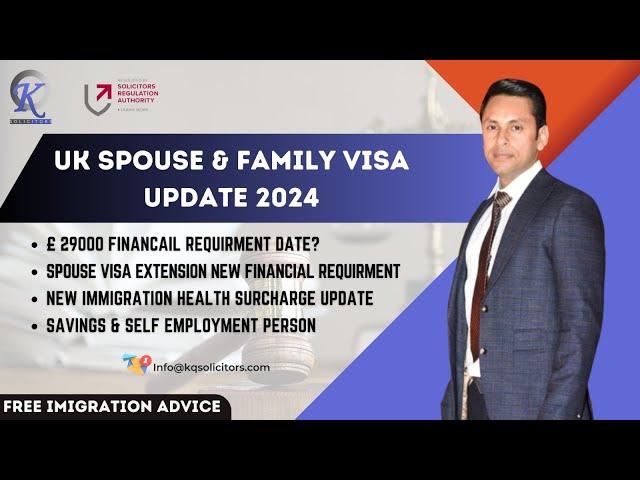 UK Immigration Family Visa Update | New £29,000 Financial Threshold  Latest Rules #spousevisauk