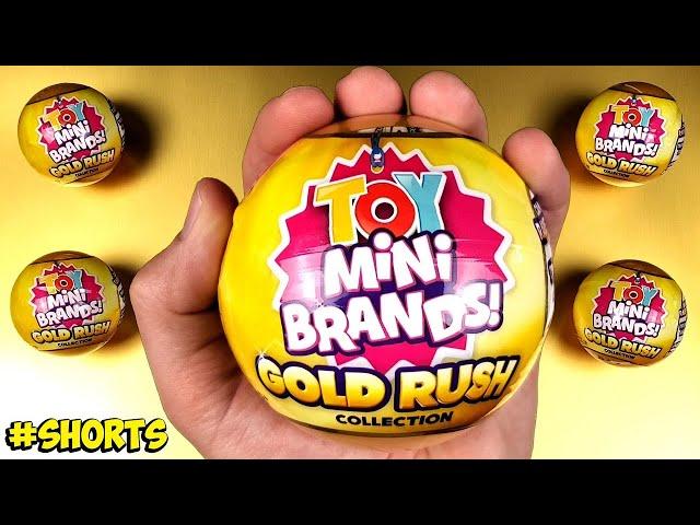 Opening Toy Mini Brands GOLD RUSH #shorts