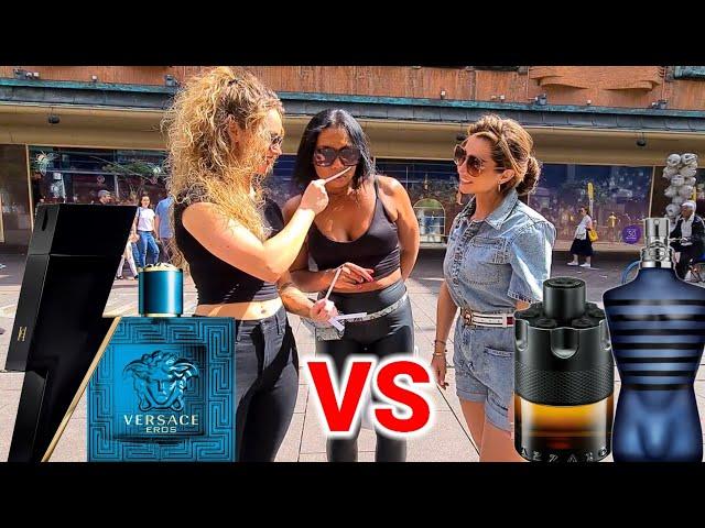 Women React to Versace Eros, JPG Ultra Male, Azzaro The Most Wanted & CH Bad Boy - Fragrance Battle