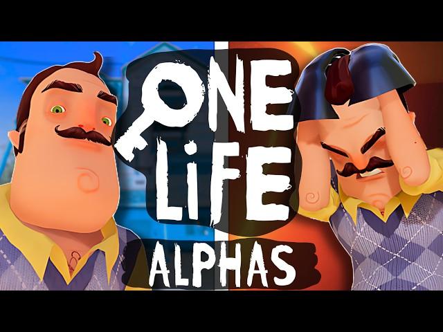 Hello Neighbor Alphas: If I Die I Restart ALL OF THEM!