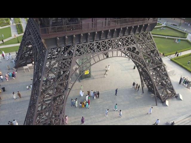 Eiffel Tower Bahria Town Lahore Drone View in 4K