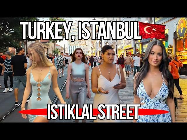 Istanbul 2024 in 4K  | From Istiklal Street to Taksim Square Walking Tour