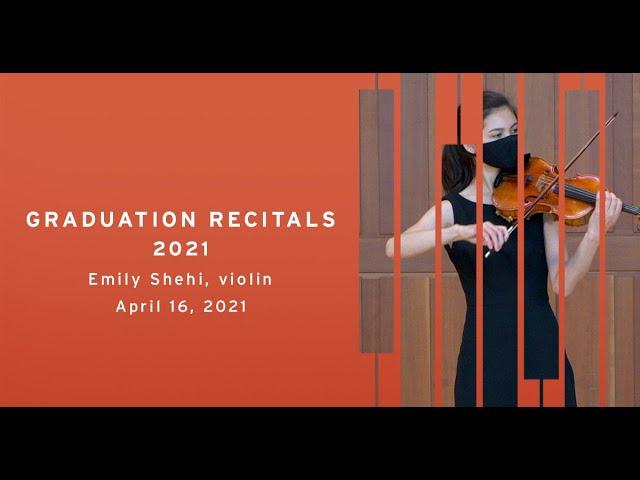 Graduation Recital: Emily Shehi, violin