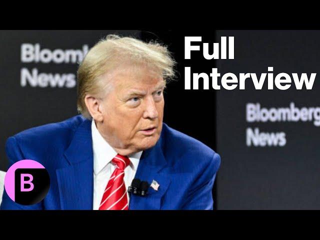 Donald Trump Full Interview Live on Bloomberg