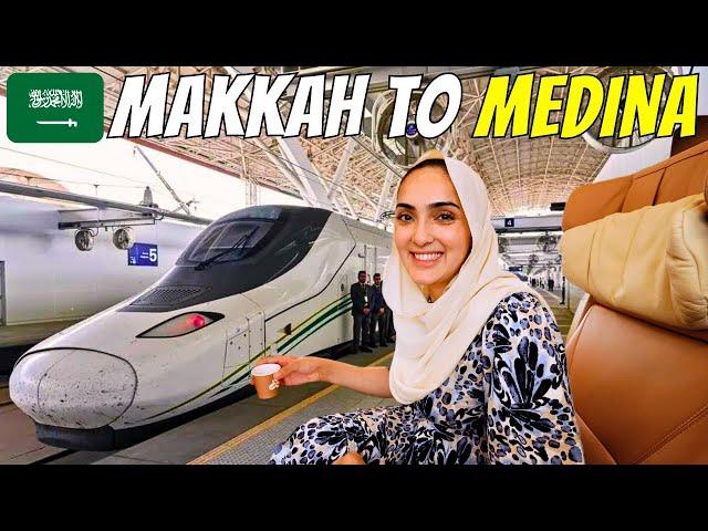 THIS IS THE LUXURY HIGH SPEED BULLET TRAIN OF SAUDI ARABIA! BUSINESS CLASS HARAMAIN MAKKAH TO MEDINA