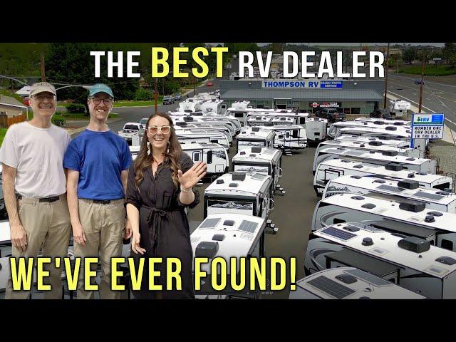 It's HARD to find an AWESOME RV Dealer! We bought our new RV from one: Thompson RV in Pendleton, OR