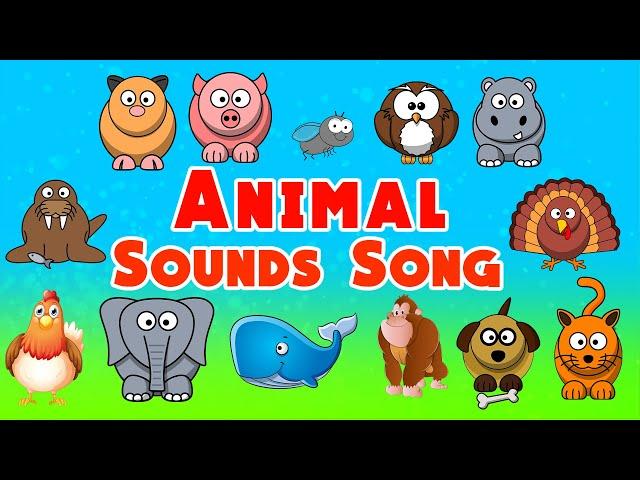 Animal Sounds Song | Nursery Rhymes for Babies | LittleKidsTV