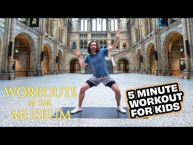 5 Minute Workout for Kids | Hintze Hall | Natural History Museum