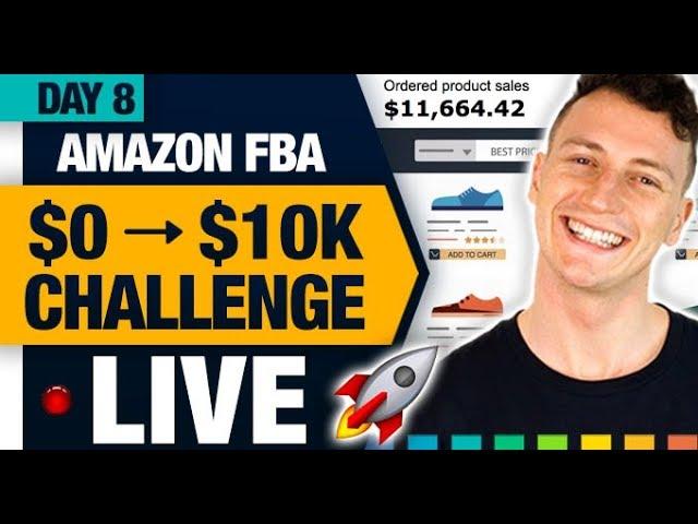 AMAZON FBA $10,000 CHALLENGE  (Day 8) Sourcing Your First FBA Product Part.2
