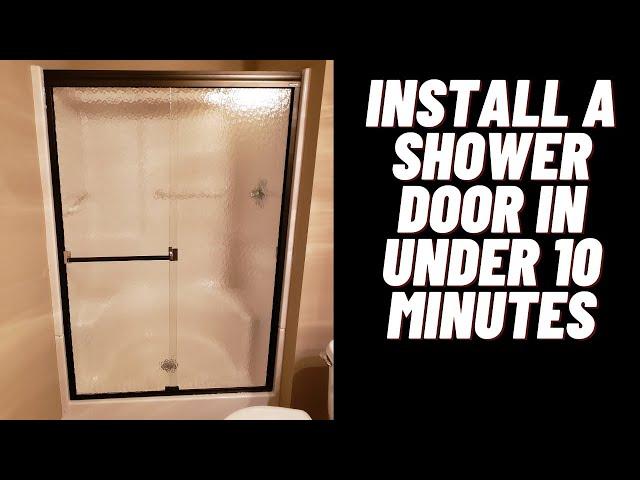 How To Install A Glass Sliding Shower Door | HANDYMAN HEADQUARTERS |