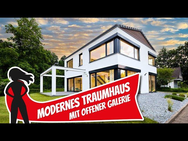 Holzhaus-Tradition neu definiert: Modernes Traumhaus mit offener Galerie | Lehner Haus