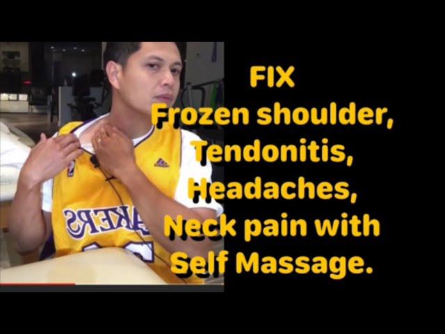 Fix Frozen shoulder, Tendonitis, Neck pain at Headaches - Dr. Jun Reyes PT DPT