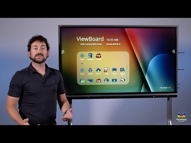 ViewSonic ViewBoard Interactive Display User Interface Setup