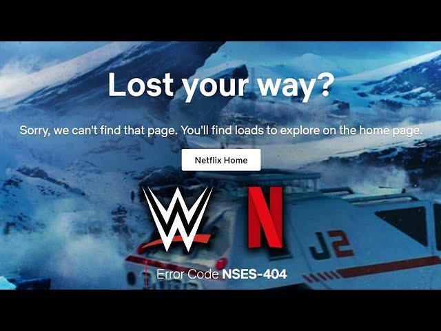 Bad News for WWE on Netflix..