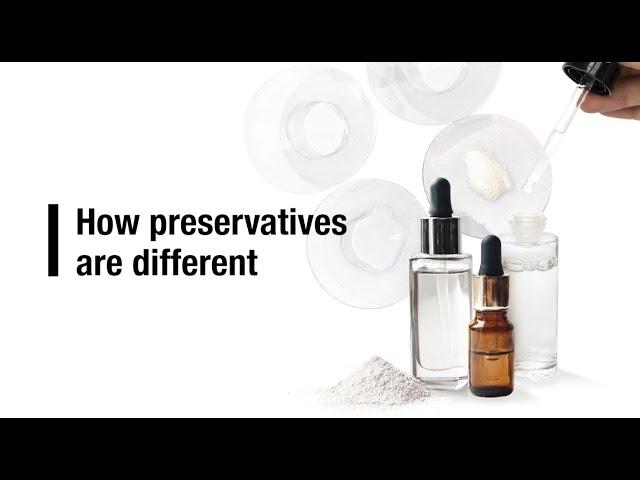 How preservatives are different