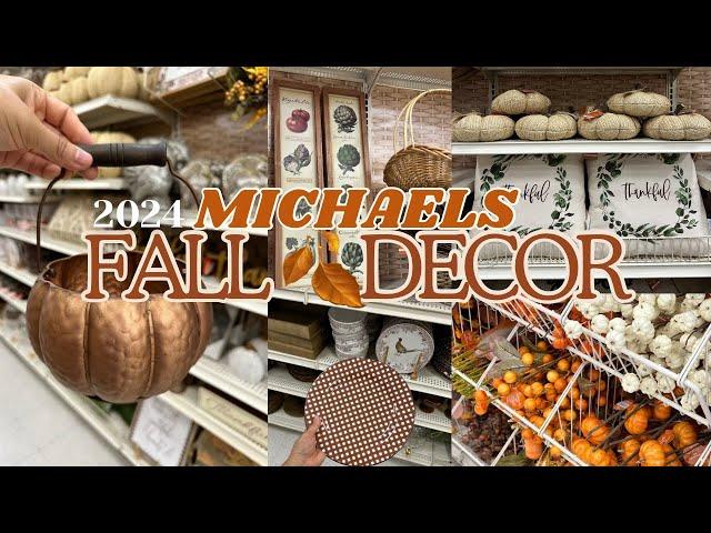 FALL 2024 DECOR AT MICHAELS! NEW FALL DECOR 2024! #fall2024 #falldecor #cozyfall #fallvibes