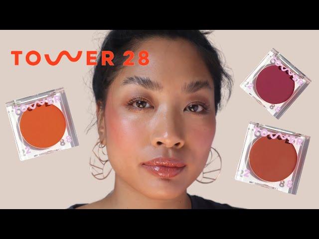 TOWER 28 BEAUTY ‘s NEW BEACHPLEASE TINTED BALM SHADES | DEMO, REVIEW AND DUPES