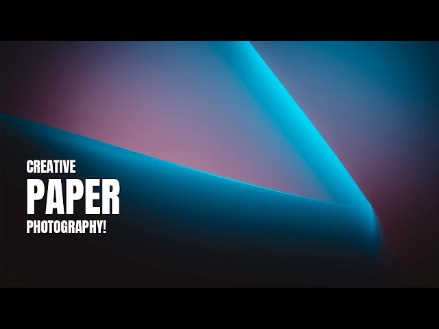 Creative Paper Photography | A Simple project for all photographers to try!