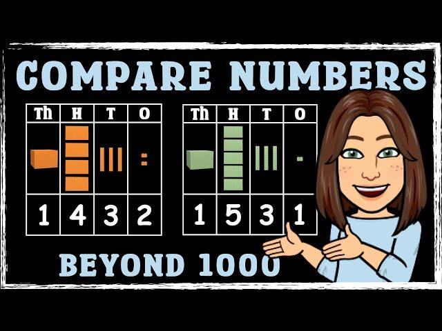 Compare Numbers Beyond 1000 | Maths with Mrs B.