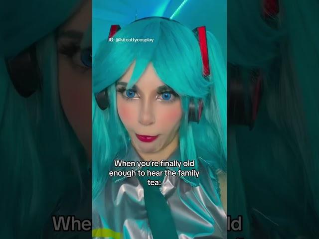 THIS IS SO REAL #cosplay #cosplayer #cosplaygirl #hatsunemiku #vocaloid #comedy