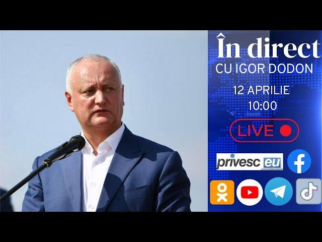 În direct cu Igor Dodon