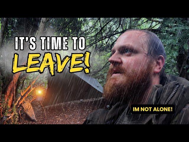 I ABANDONED MY SOLO WILD CAMP! - When It's Time To Leave, LEAVE!!