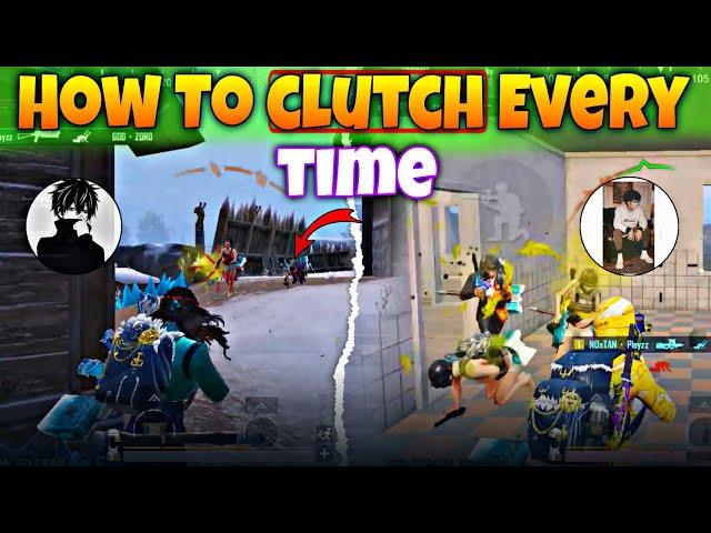 How To clutch Every Time Like @TheBixiOP@Kemo..  || 1vs4 secret Tips