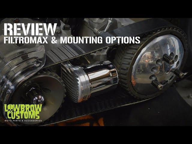 Lowbrow Customs - Filtro Max Remote Oil Filter Mount & Mounting Options for Motorcycles Overview