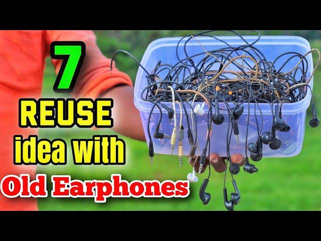 7 AWESOME USES OF OLD EARPHONE