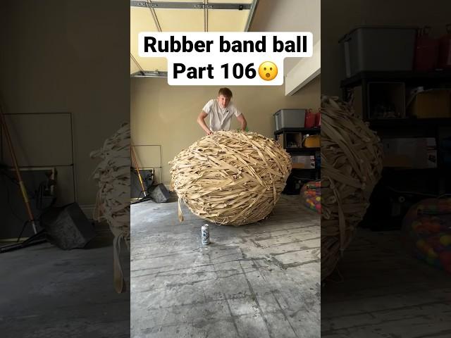 2000 POUND Rubbber Band Ball!!Part 106 #shorts