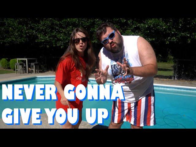 My wife and I sing "Never Gonna Give You Up" like you've never heard it before