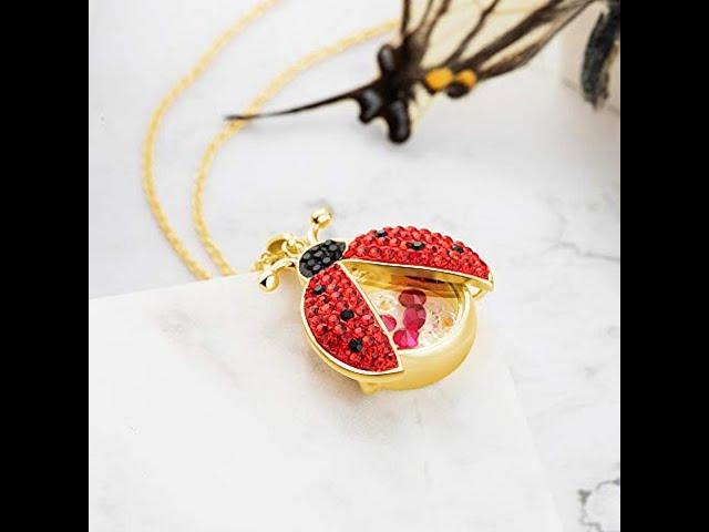 Superchic miraculous ladybug pendant necklace is super cute