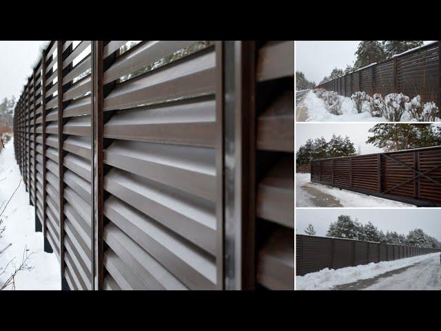 Забор для коттеджного городка Riviera Villas от завода "Мехбуд"