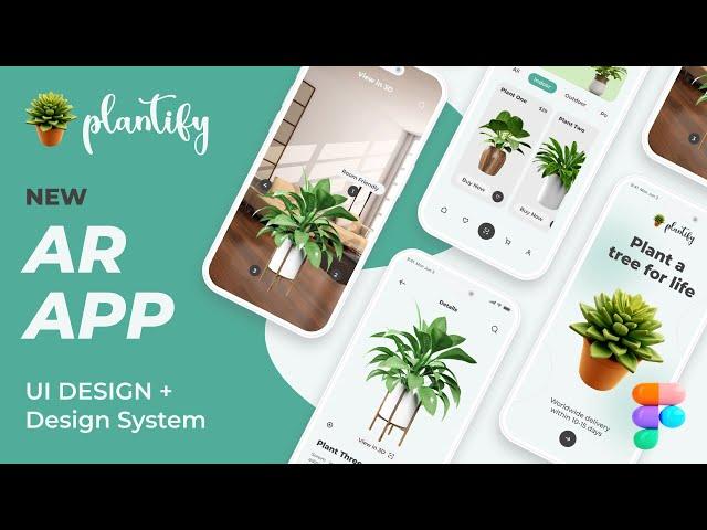 Designing a Plant AR App UI in Figma: A Step-by-Step Tutorial