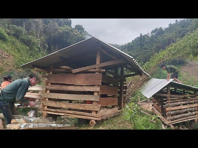 Ngày thứ 3 làm chuồng dê, đã xong - Day 3 completed the goat barn, very beautiful.